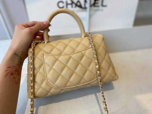 CHANEL FLAP BAG WITH TOP HANDLE Trendy 1036 - Image 3