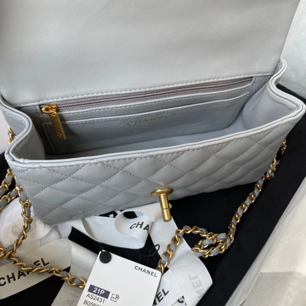 CHANEL MINI FLAP BAG WITH TOP HANDLE AllSeason 1016 - Image 8