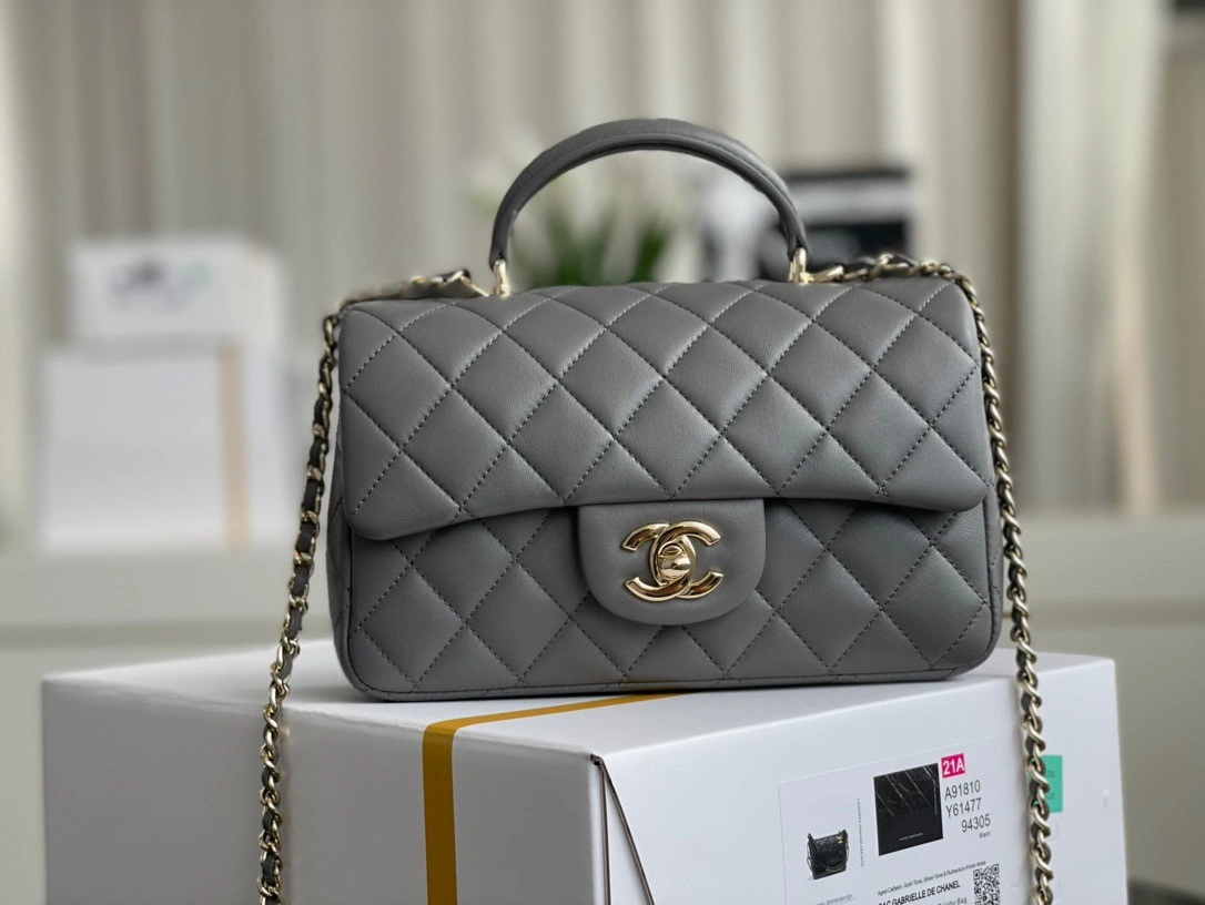 TopPick CHANEL MINI FLAP BAG WITH TOP HANDLE 998