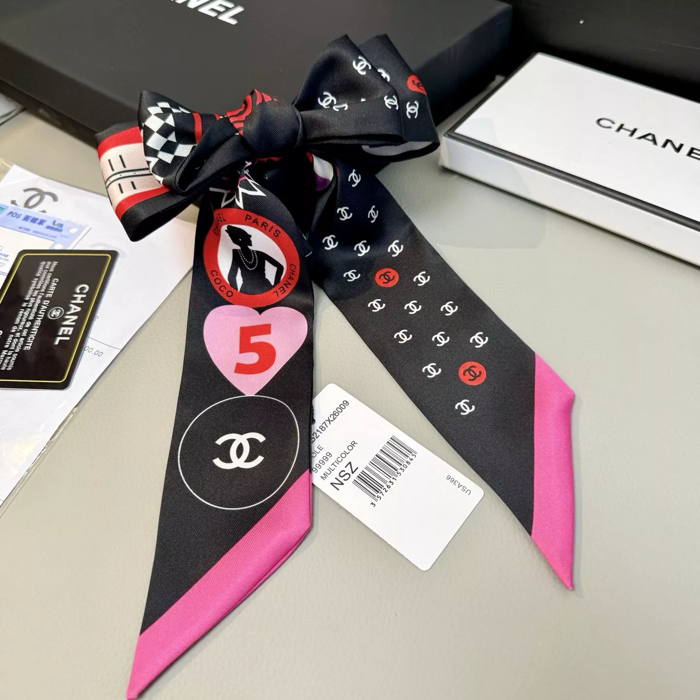 Affordable 5349 Chanel Silk Scarf - Image 3