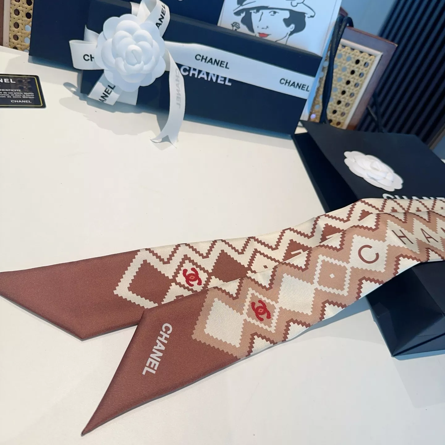 Bold 559 Chanel Silk Scarf