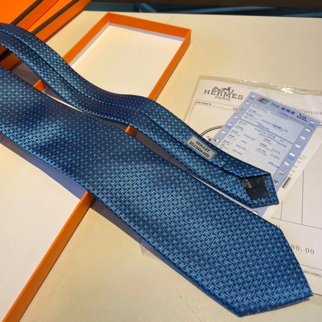 Breathable 233 Hermes Necktie For Men - Image 4