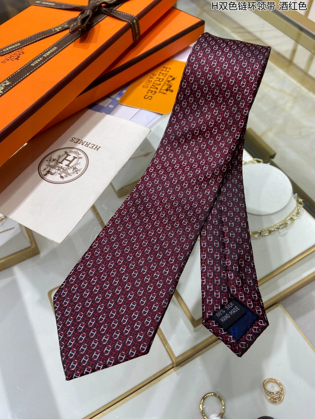 Bright 3313 Hermes Necktie For Men