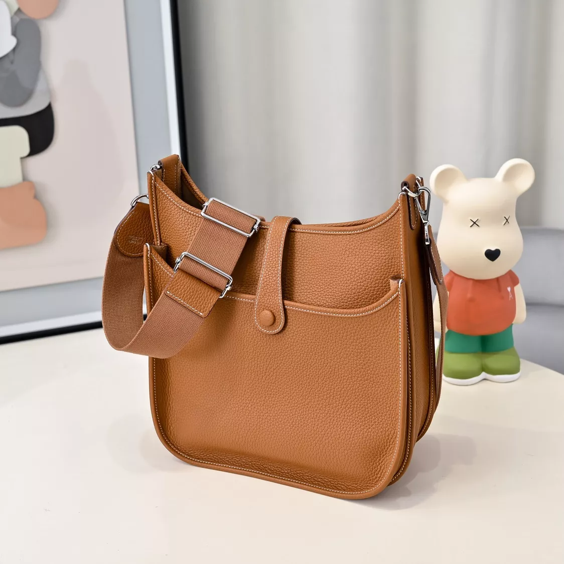 Bright 5014 Hermes AAA Quality Messenger Bags For Women - Image 3