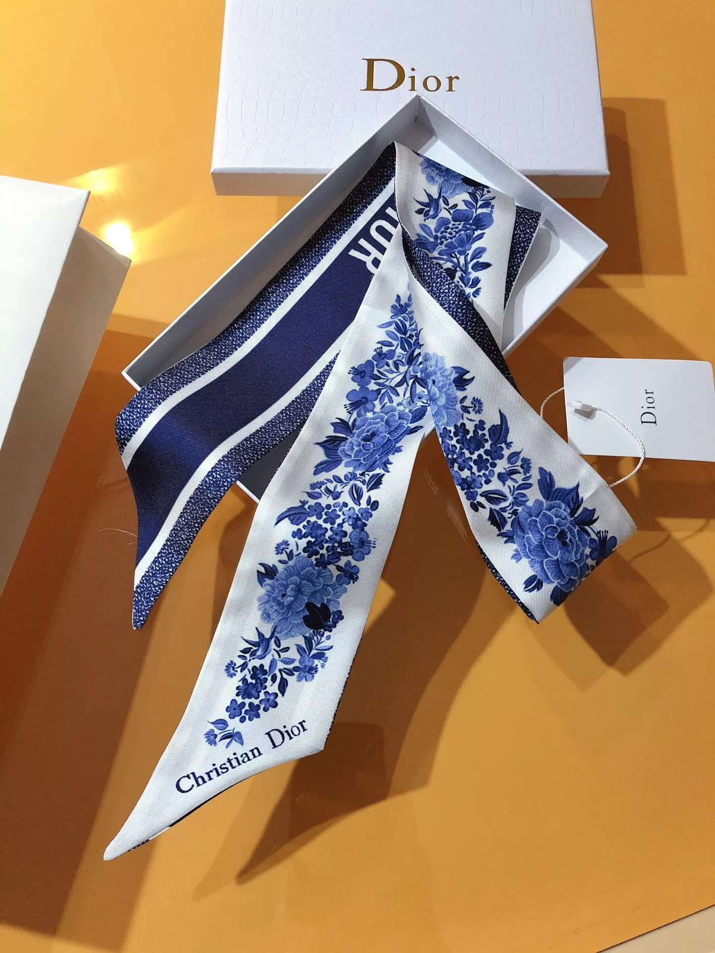 Christian Dior Silk Scarf HighQuality 1332 - Image 3