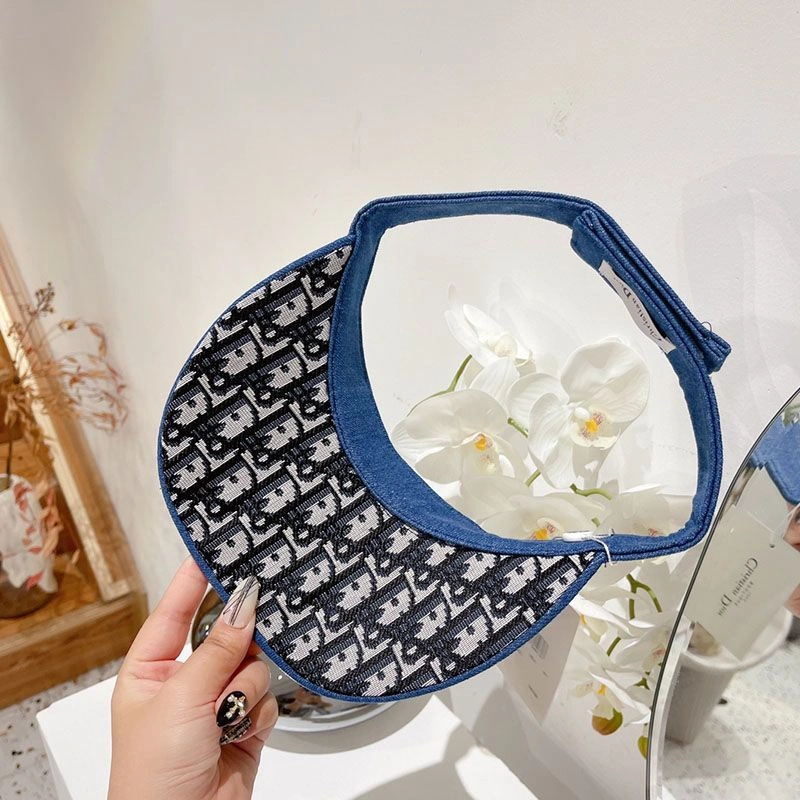 Christian Dior Visor D-Oblique Motif Denim Blue ModernLook 5076 - Image 3