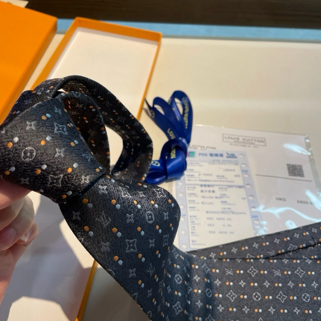 Classic 4875 Louis Vuitton LV Necktie For Men - Image 4