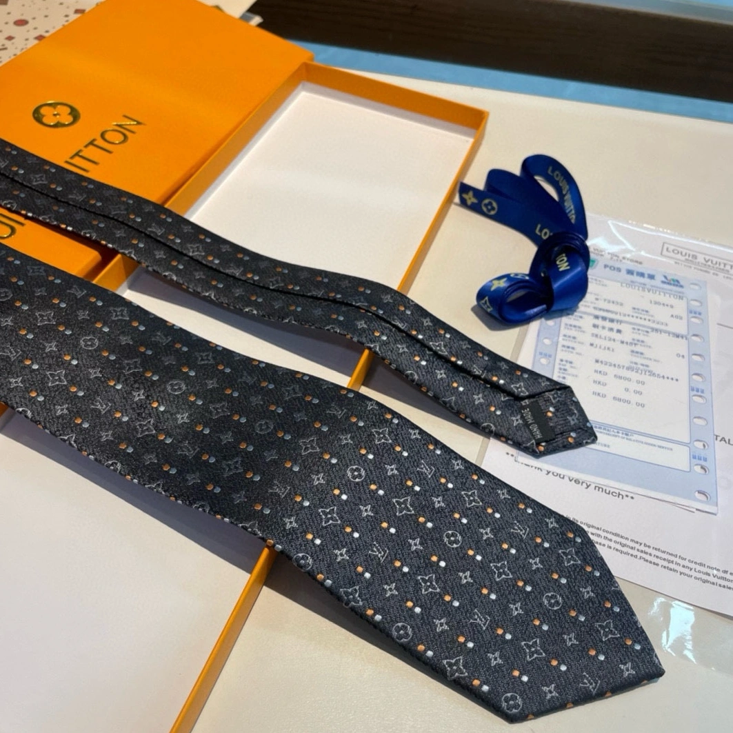Classic 4875 Louis Vuitton LV Necktie For Men - Image 6
