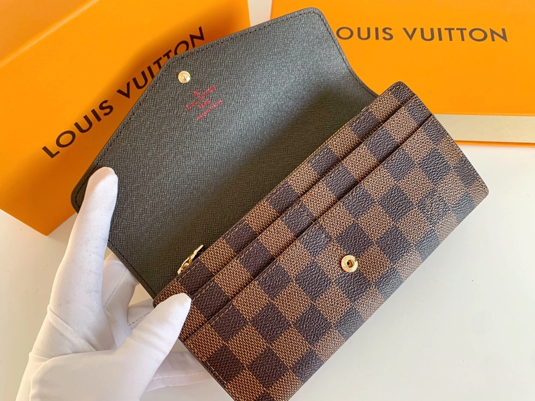 Comfortable 5633 Louis Vuitton LV Wallets In Coffee For Women - Image 3