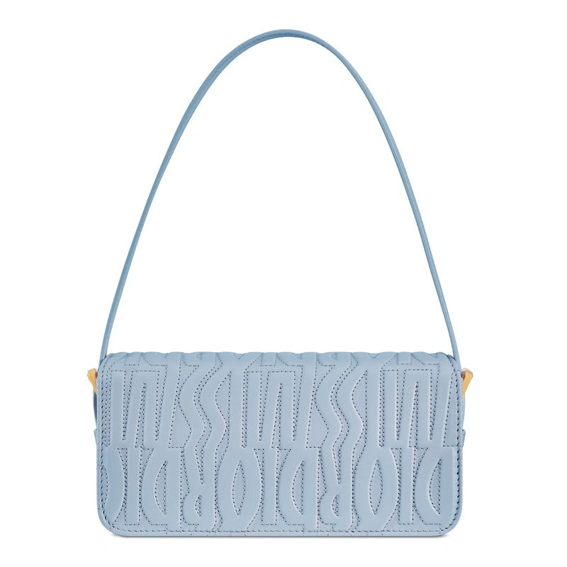 Comfortable 9495 Miss Dior Flap Bag In Quilted Miss Dior Allover Calfskin Sky Blue - Image 3