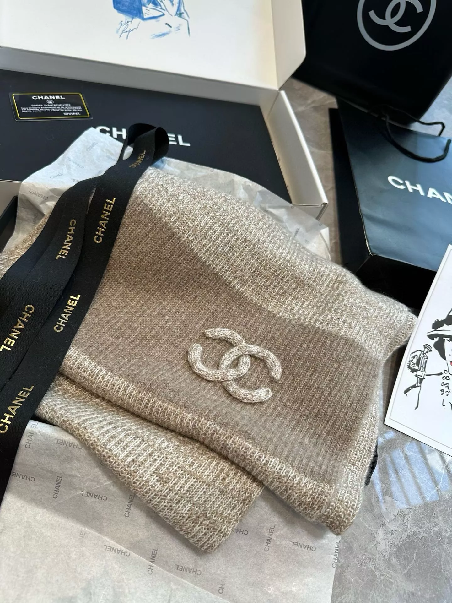 Cozy 7323 Chanel Scarves For Women - Image 3