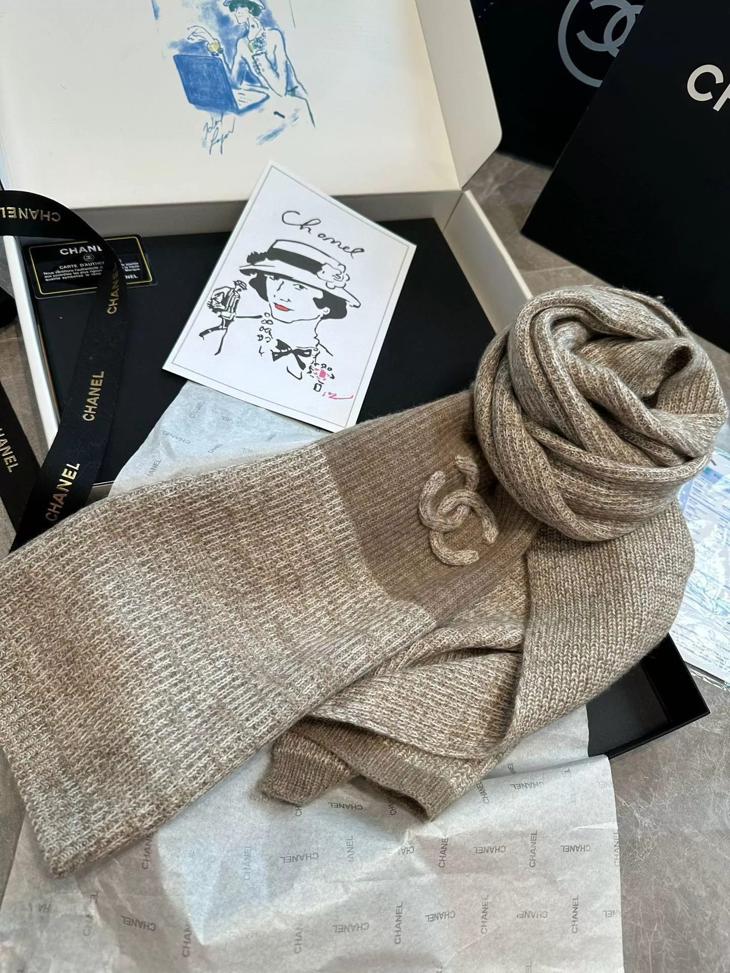Cozy 7323 Chanel Scarves For Women - Image 4