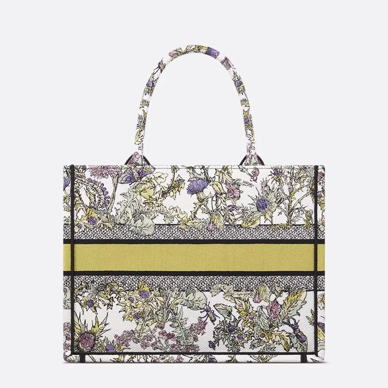 Dior Book Tote In Chardons Motif Canvas White GoAnywhere 3430 - Image 3