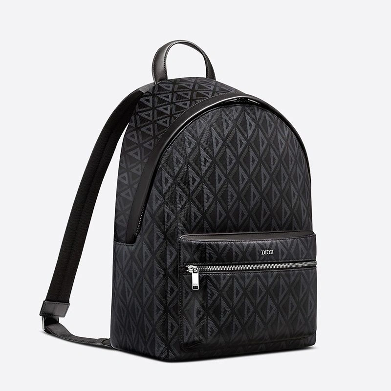 Dior Rider Backpack In CD Diamond Motif Canvas Black ModernLook 5253 - Image 3