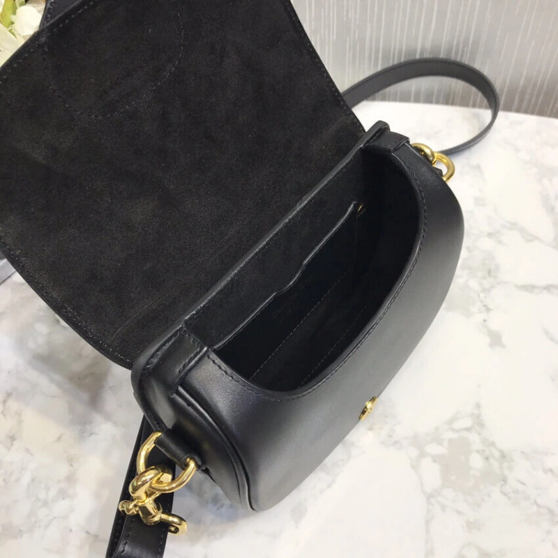 'Christia Dior Small Dior Bobby Bag Black Box Calfskin - Image 16