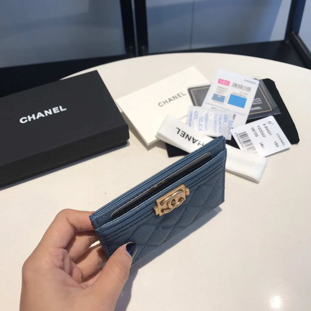 Durable 3313 Chanel AAA Quality Card Case For Women - Image 4