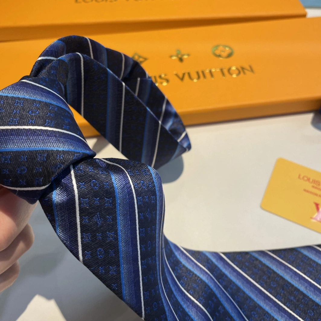 Durable 7535 Louis Vuitton LV Necktie For Men - Image 3