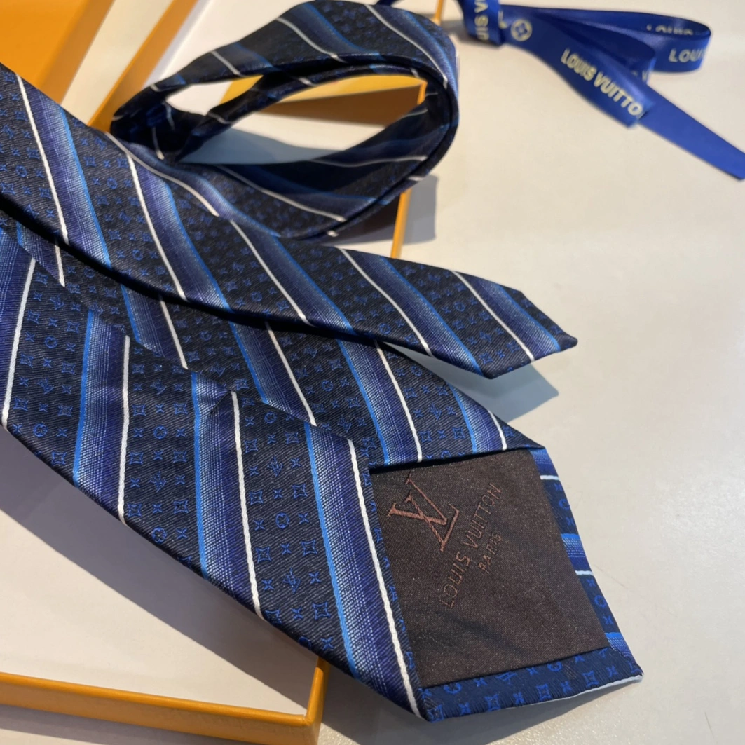 Durable 7535 Louis Vuitton LV Necktie For Men - Image 5