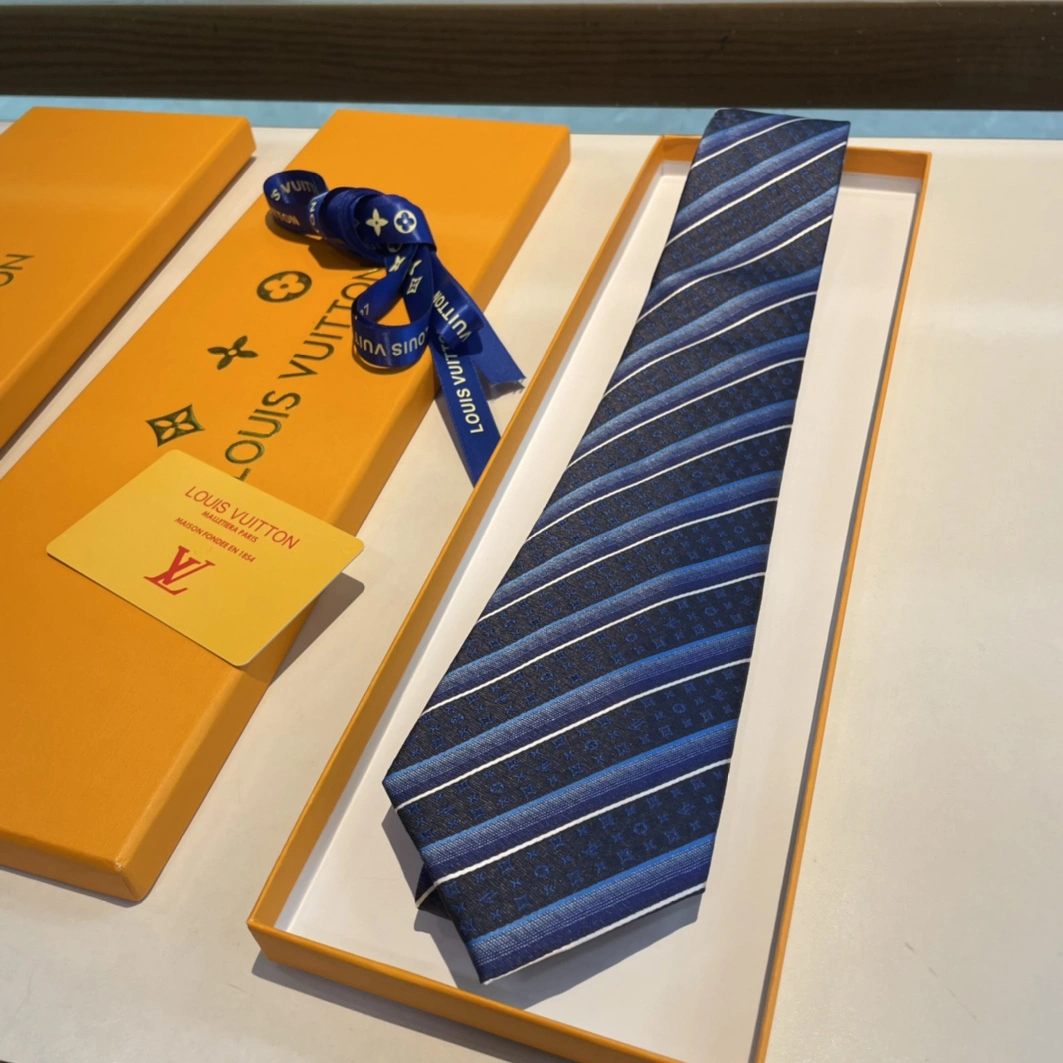 Durable 7535 Louis Vuitton LV Necktie For Men - Image 8