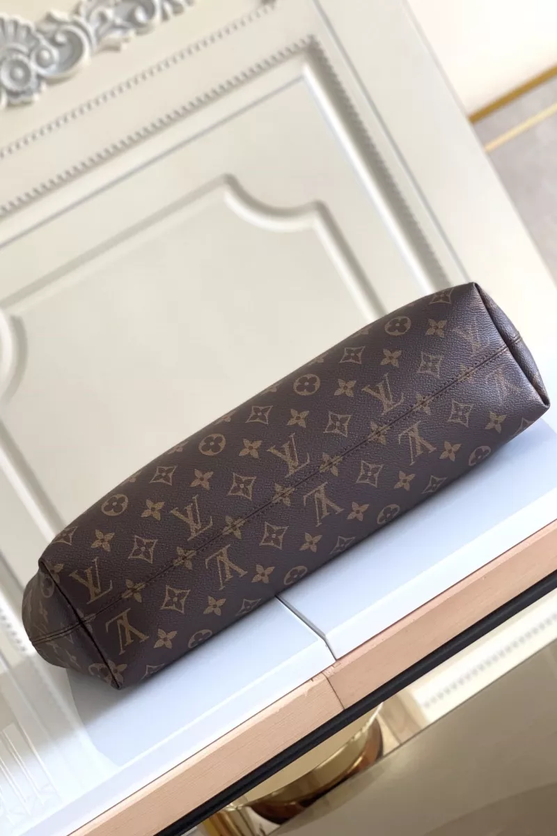 Durable 8505 Louis Vuitton AAA Quality Handbags In Rose Red For Women - Image 4