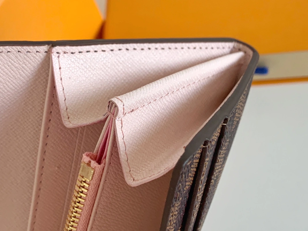 Efficient 3074 Louis Vuitton LV Wallets In Pink For Women - Image 7