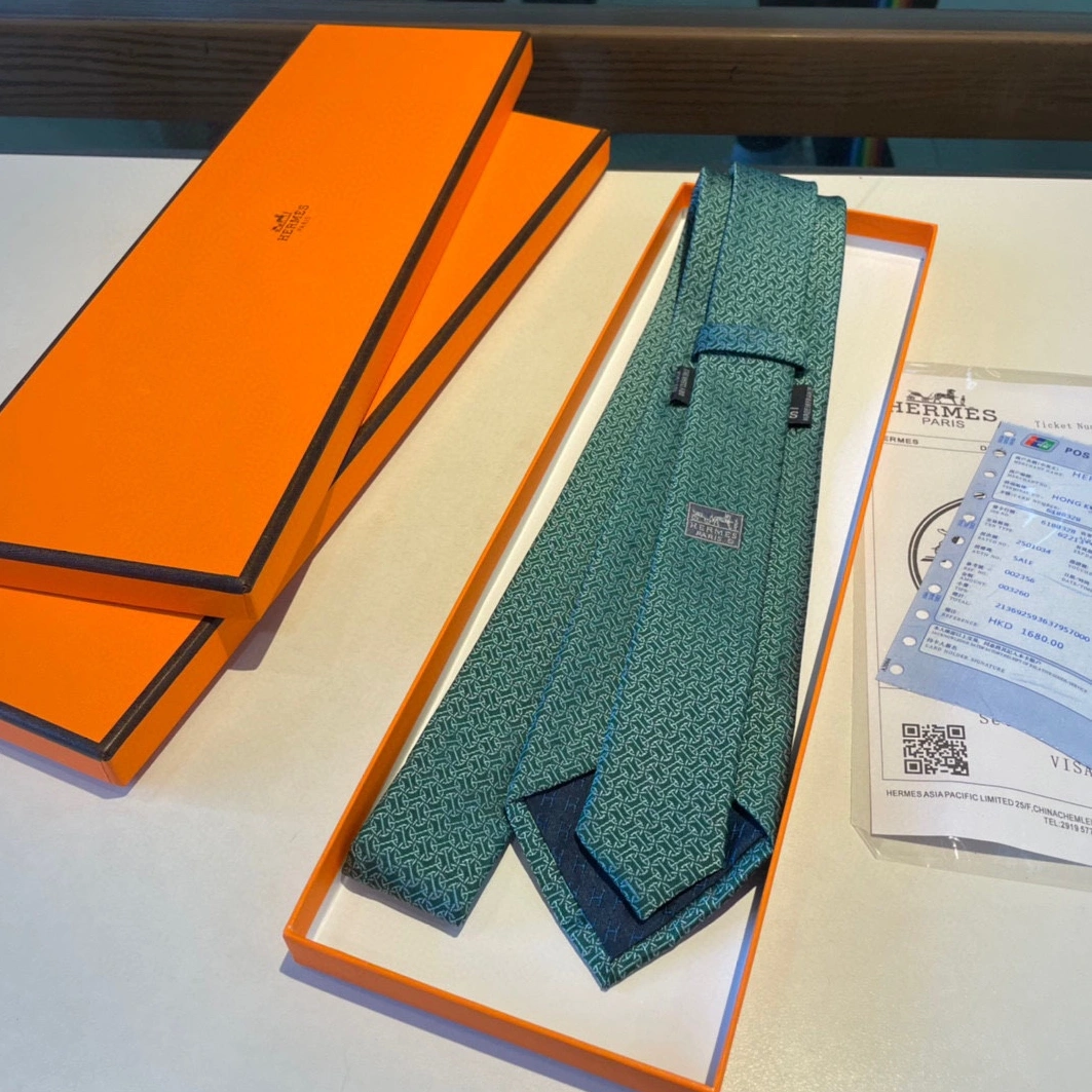 Fashionable 2654 Hermes Necktie For Men - Image 6