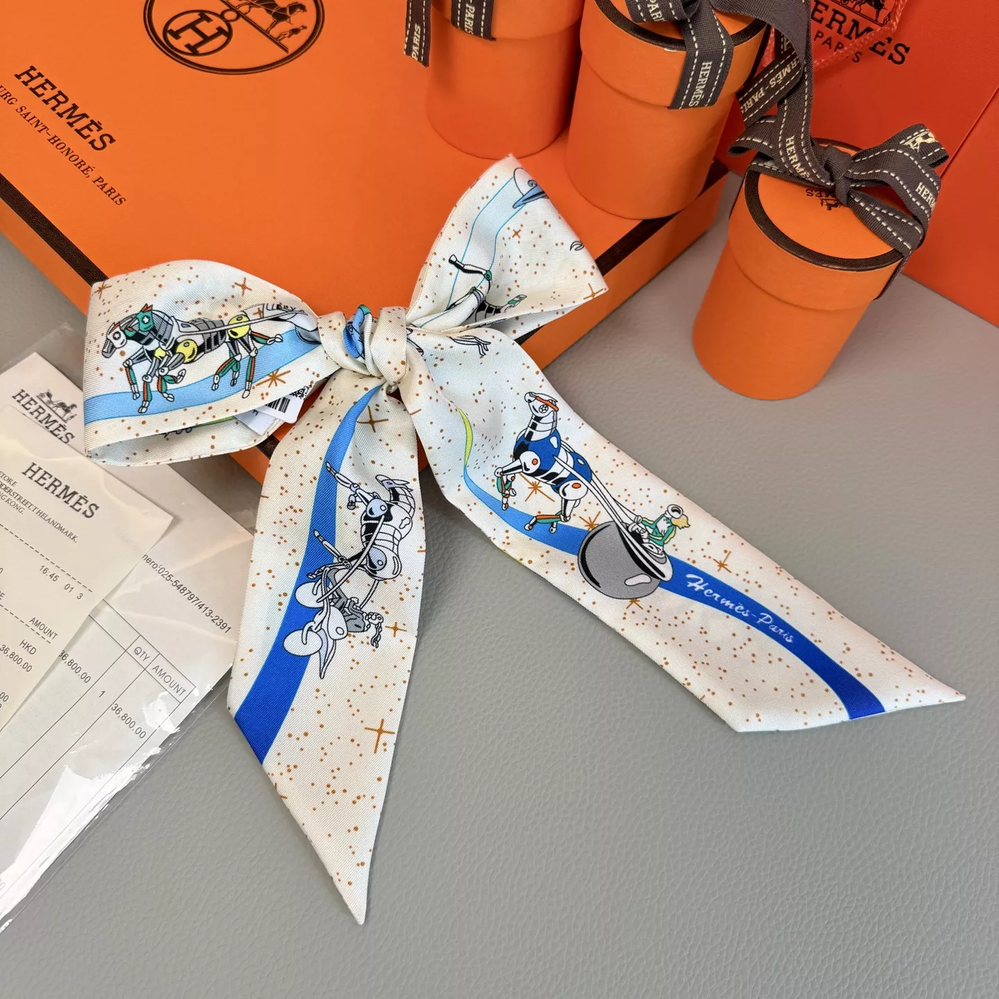 GoodFit 6159 Hermes Silk Scarf - Image 3