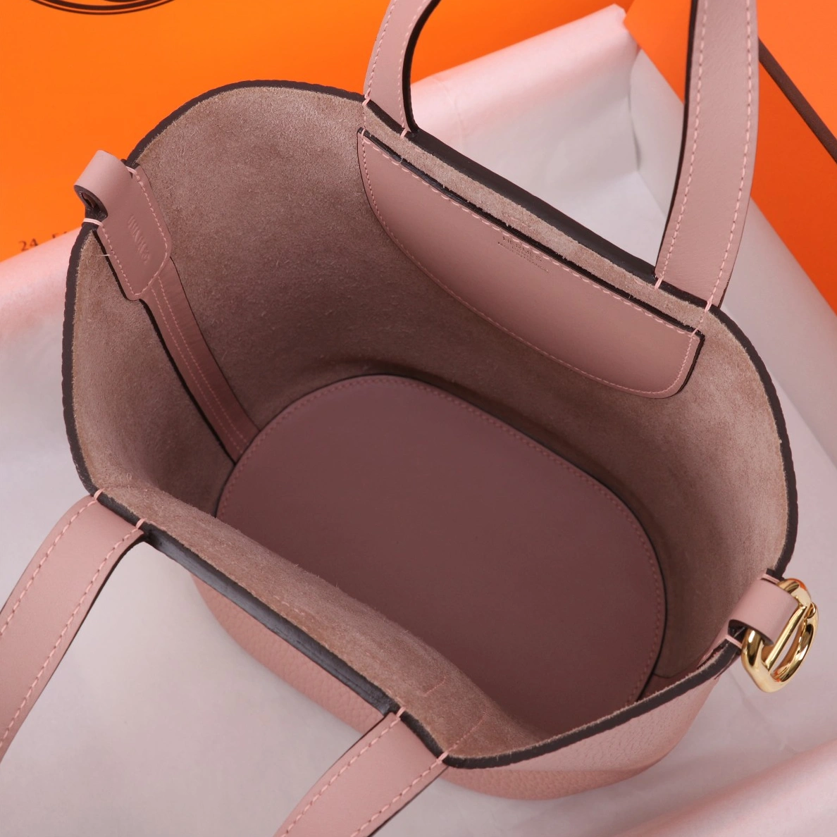 Hermes AAA Quality Handbags In Gold For Women Stylish 5486 - Image 8