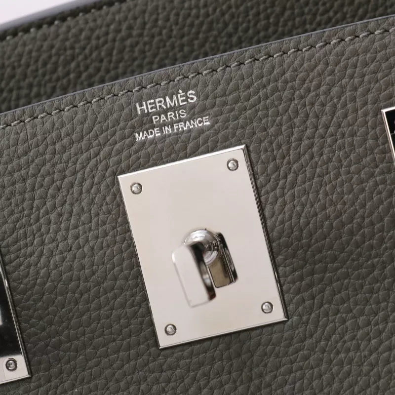 Hermes AAA Quality Messenger Bags In Gray For Unisex Trendsetting 3728 - Image 8