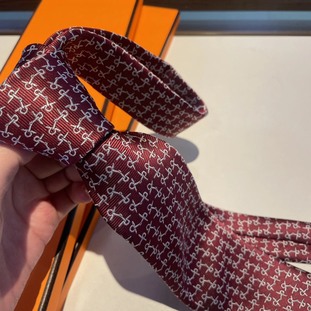 Hermes Necktie For Men BestValue 112 - Image 3