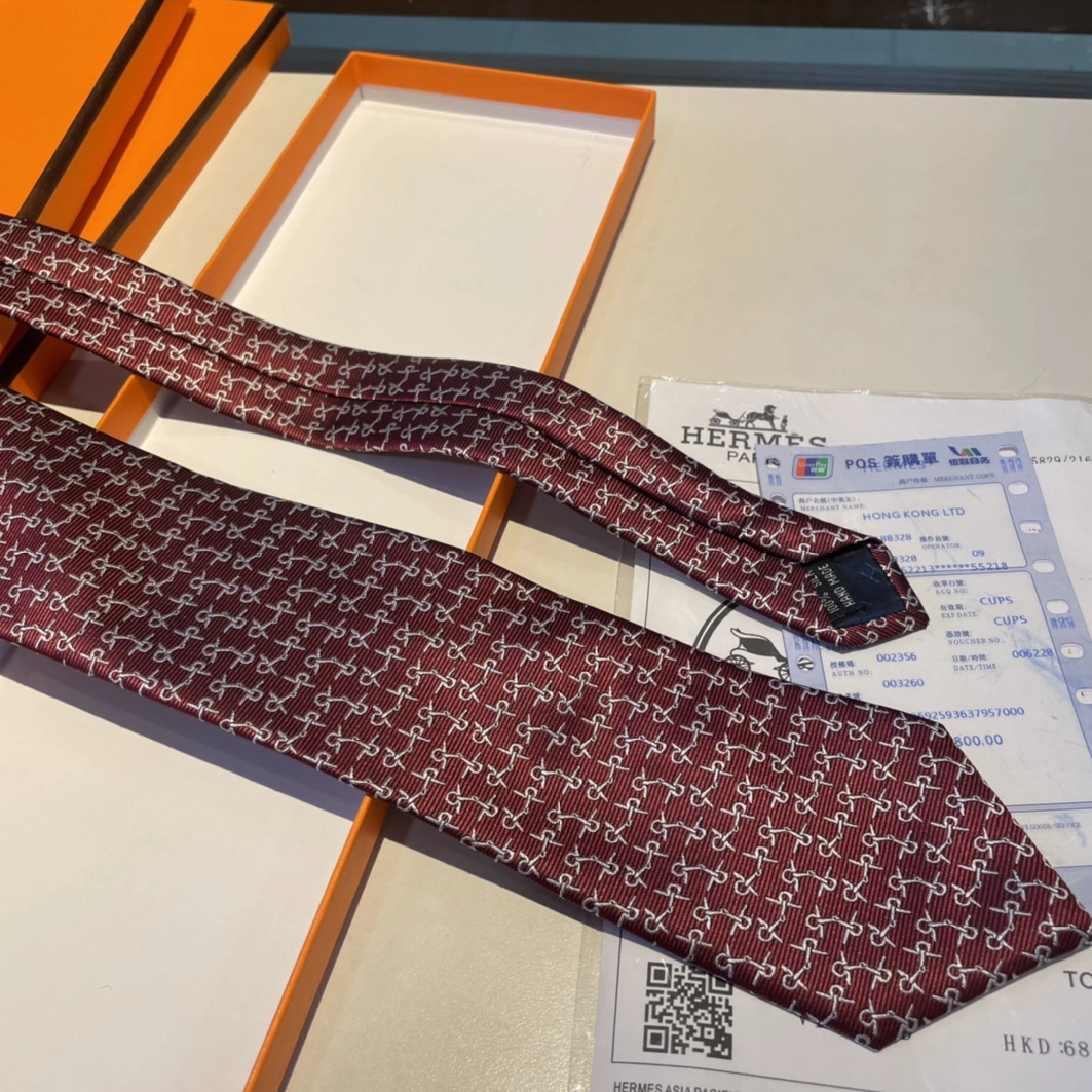 Hermes Necktie For Men BestValue 112 - Image 6