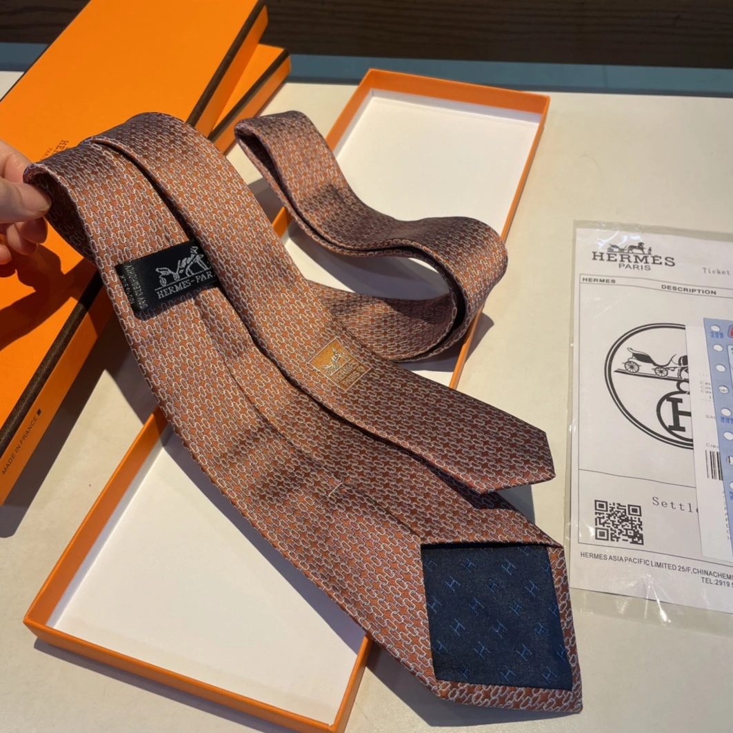 Hermes Necktie For Men Durable 4350 - Image 6