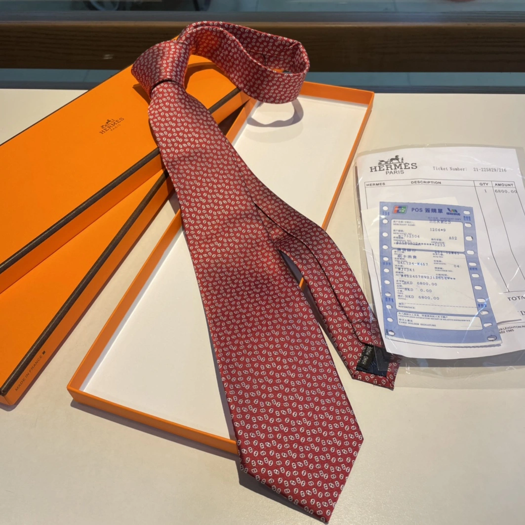 Hermes Necktie For Men EyeCatching 2197