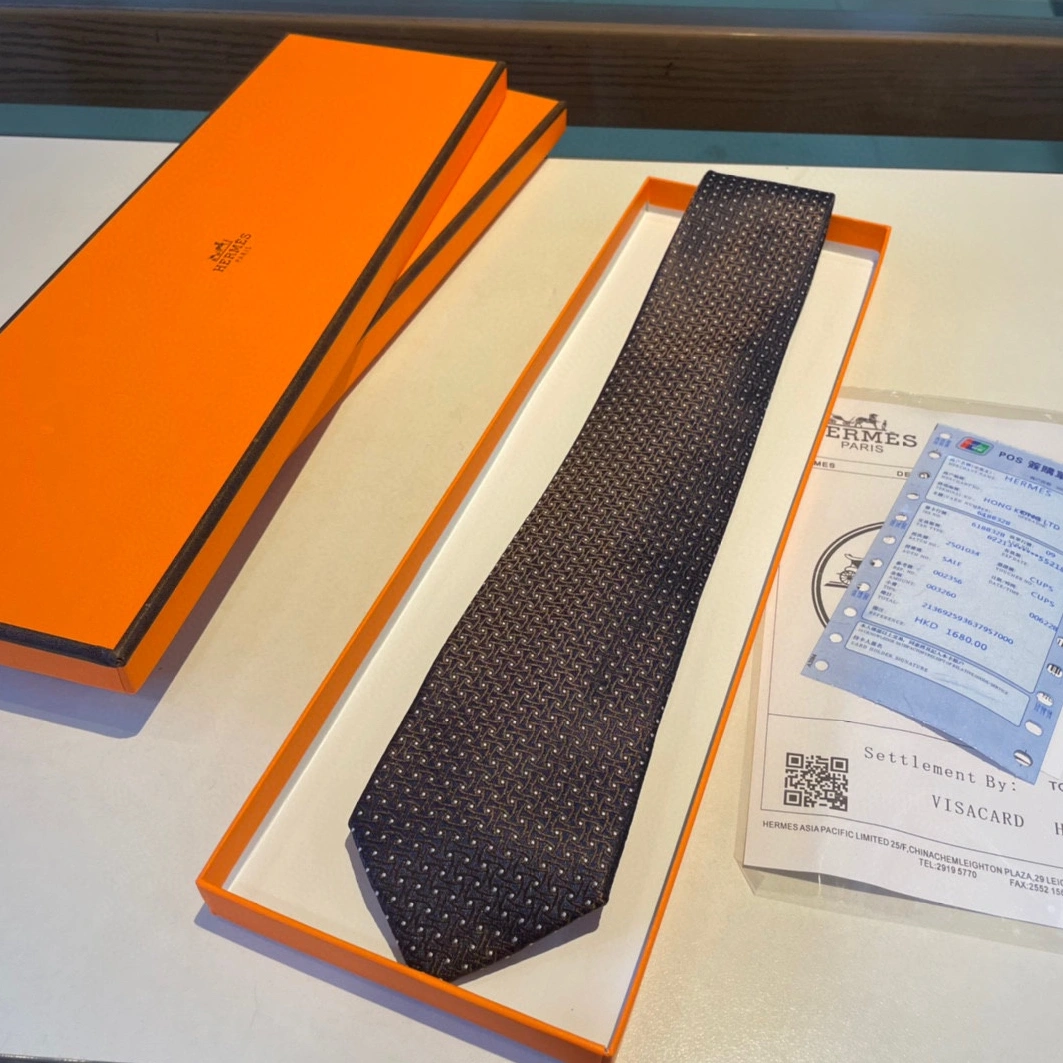 Hermes Necktie For Men Sophisticated 7185 - Image 7