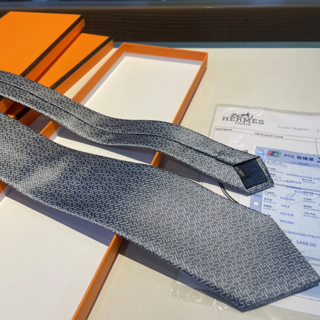 Hermes Necktie For Men SportInspired 6814 - Image 5