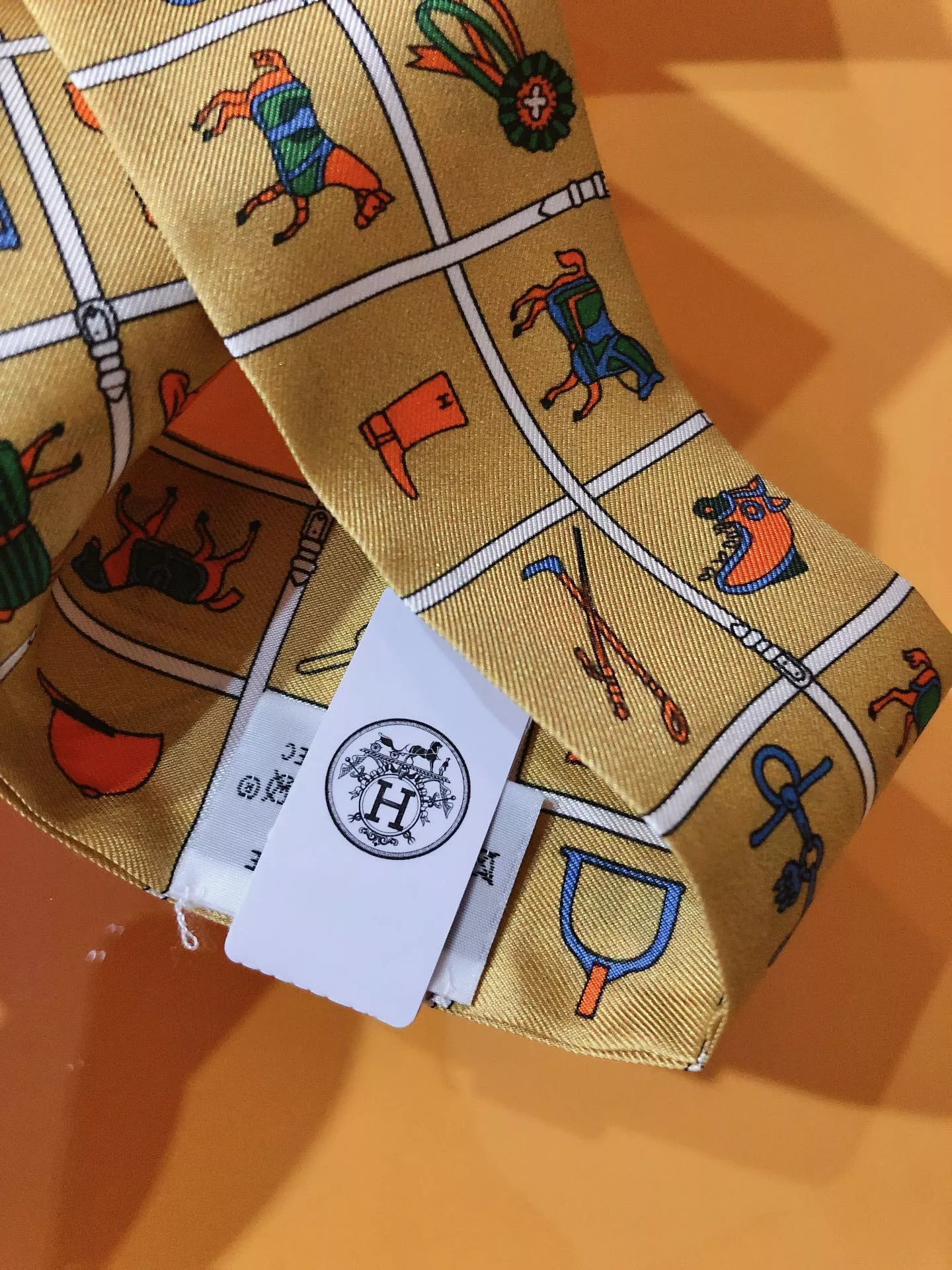 Hermes Silk Scarf Durable 3904 - Image 4