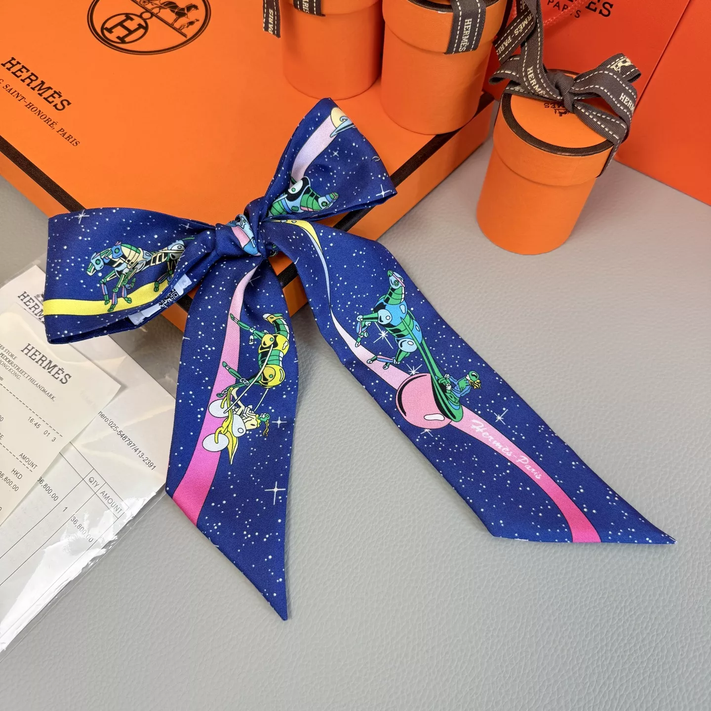 Hermes Silk Scarf Popular 4316 - Image 3