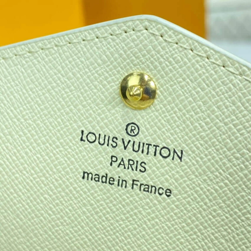 Grained c Louis Vuitton Damier Azur Sarah Wallet - Image 9