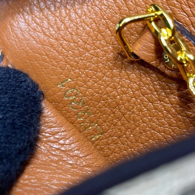 Goldcolor Louis Vuitton Key Pouch Caramel - Image 9