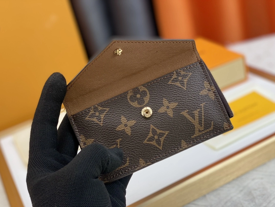 Louis Vuitton LV Card Case In Brown For Women Fashionable 9919 - Image 5