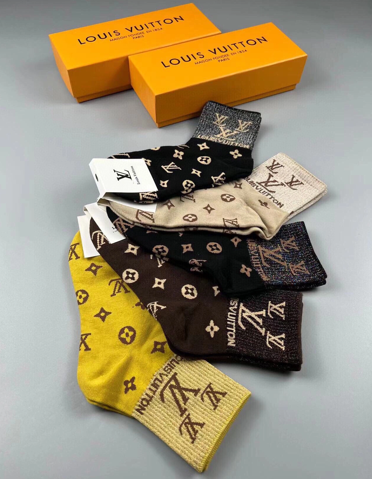 Louis Vuitton LV Socks For Women StreetReady 514 - Image 4