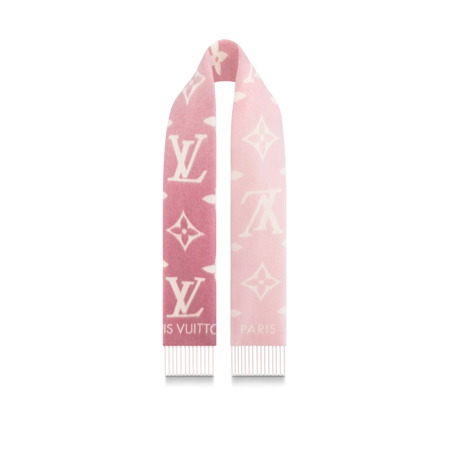 Louis Vuitton Light Pink M77375 Reykjavik Gradient Scarf - Image 3