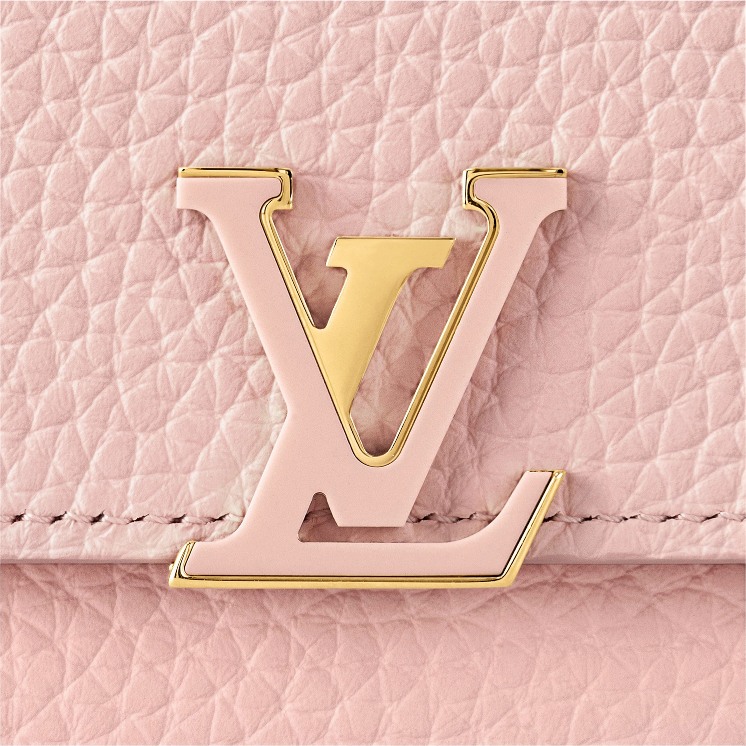 Louis Vuitton M82361 Capucines Compact Wallet Rose Jasmine - Image 5