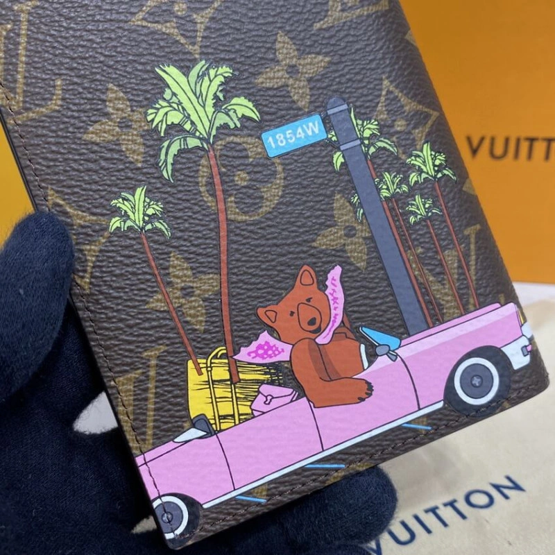 2 flying Louis Vuitton Monogram Canvas Passport Cover - Image 5