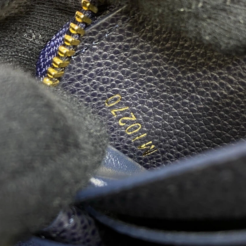 Goldcolor Louis Vuitton Monogram Empreinte Leather Clemence Wallet M69415 - Image 10