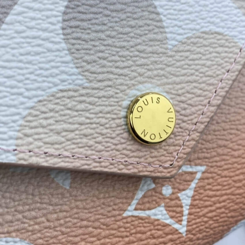 6 credit Louis Vuitton Victorine Wallet Mist Gray - Image 5