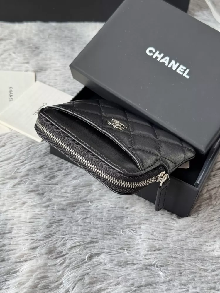 Modern 487 Chanel AAA Quality Wallets In Silver For Women - Image 3