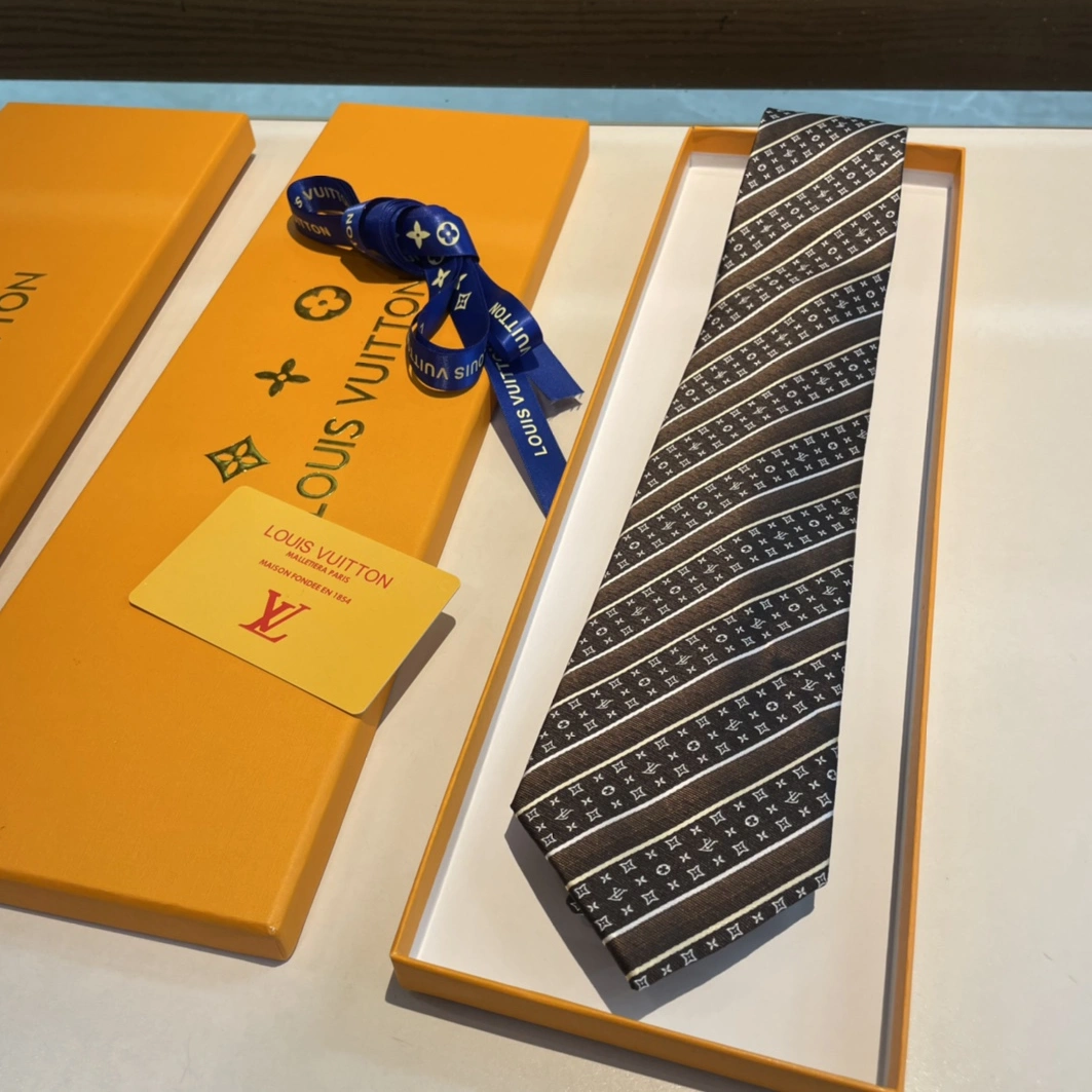 Practical 4771 Louis Vuitton LV Necktie For Men - Image 8