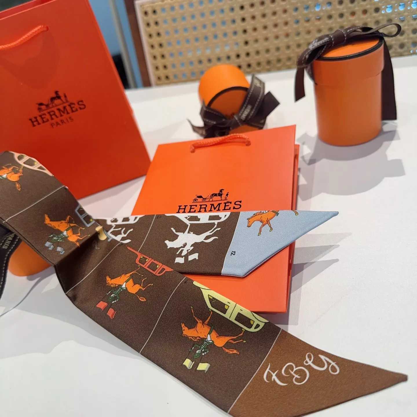 Resilient 9504 Hermes Silk Scarf