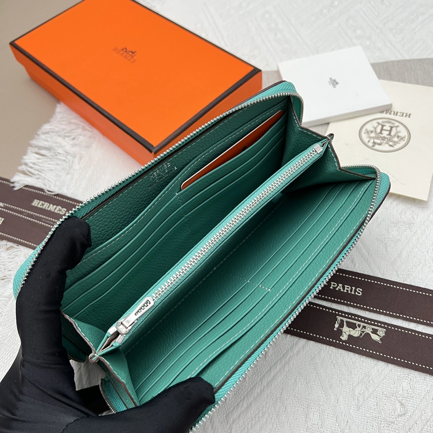 Sophisticated 3941 Hermes AAA Quality Wallets - Image 7